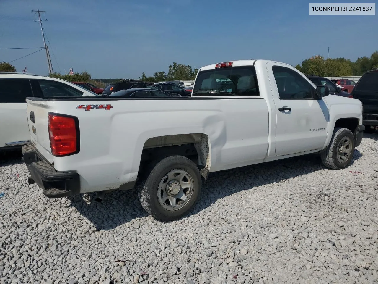 2015 Chevrolet Silverado K1500 VIN: 1GCNKPEH3FZ241837 Lot: 69777014