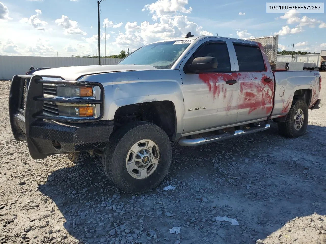 2015 Chevrolet Silverado K2500 Heavy Duty VIN: 1GC1KUEG6FF672257 Lot: 69788934