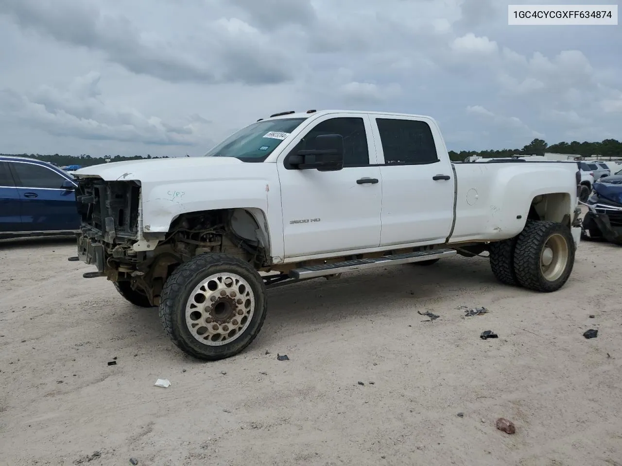 2015 Chevrolet Silverado C3500 VIN: 1GC4CYCGXFF634874 Lot: 69923284