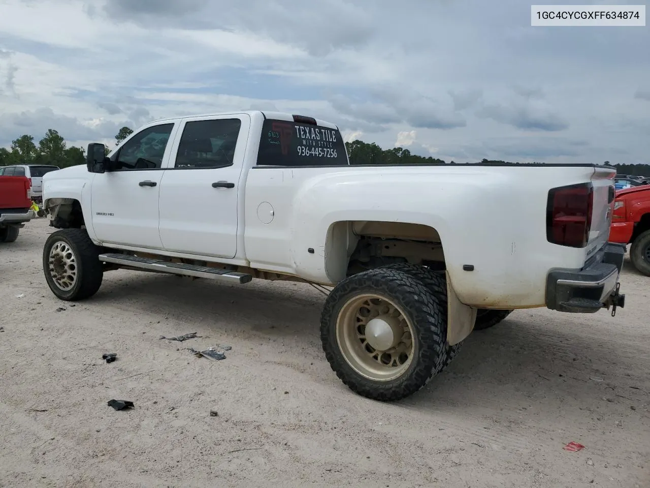 2015 Chevrolet Silverado C3500 VIN: 1GC4CYCGXFF634874 Lot: 69923284