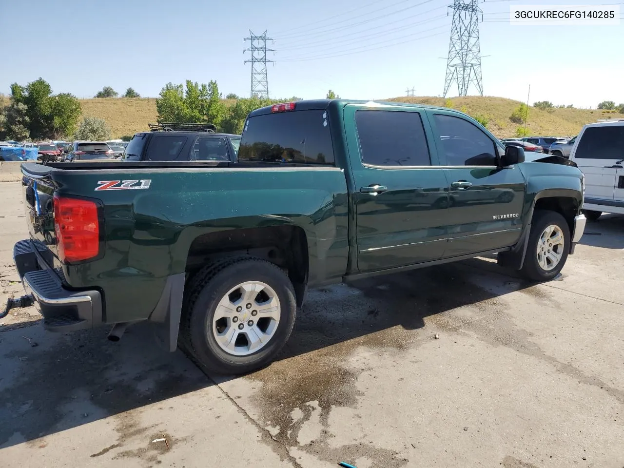 3GCUKREC6FG140285 2015 Chevrolet Silverado K1500 Lt