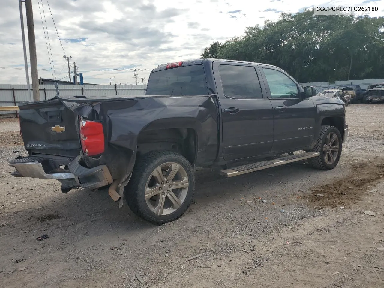 2015 Chevrolet Silverado C1500 Lt VIN: 3GCPCREC7FG262180 Lot: 70039224