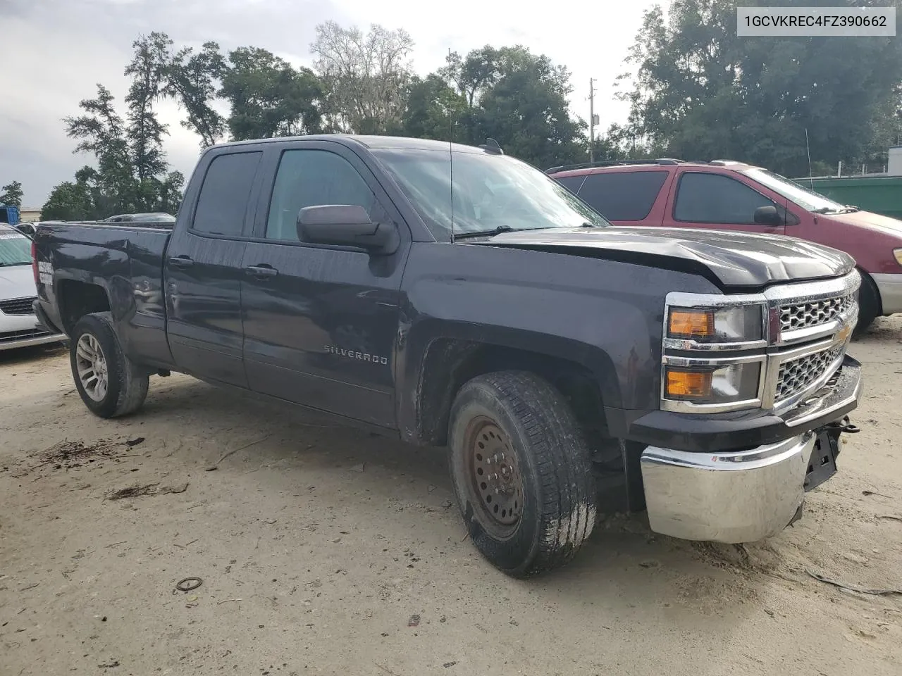 1GCVKREC4FZ390662 2015 Chevrolet Silverado K1500 Lt