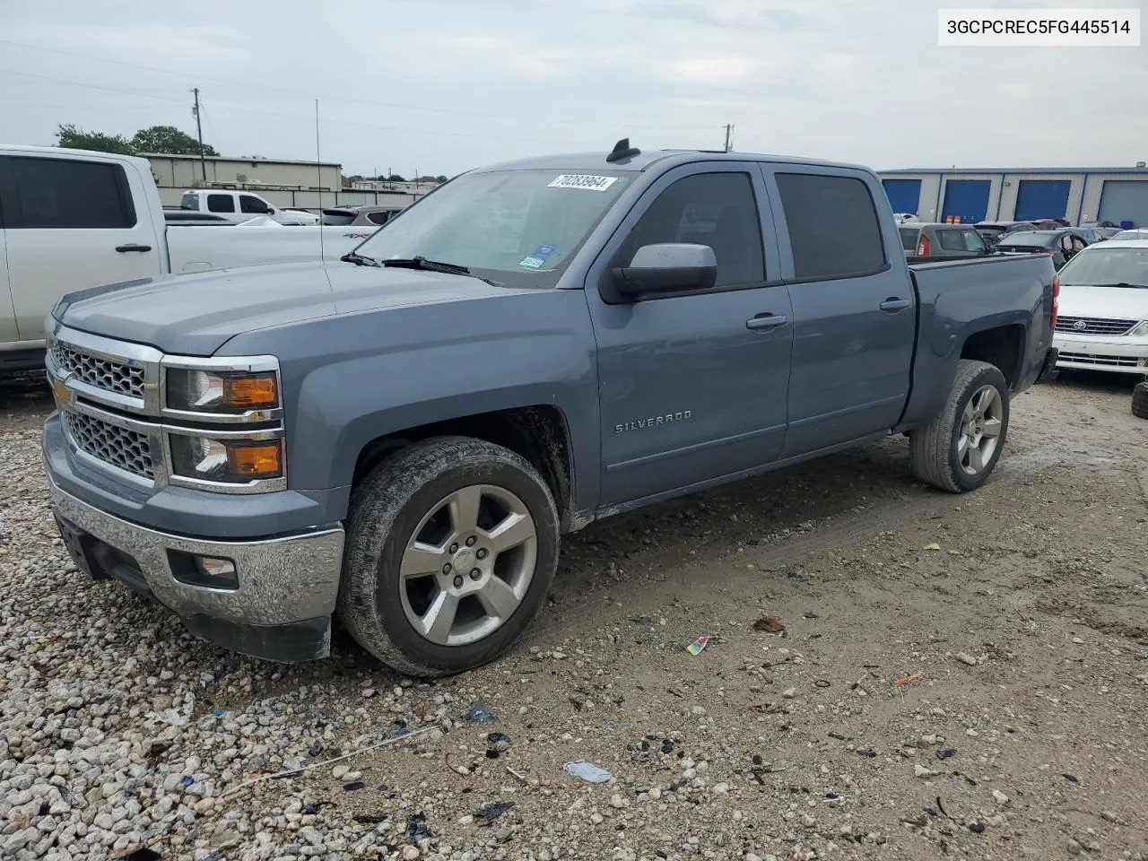 2015 Chevrolet Silverado C1500 Lt VIN: 3GCPCREC5FG445514 Lot: 70283964