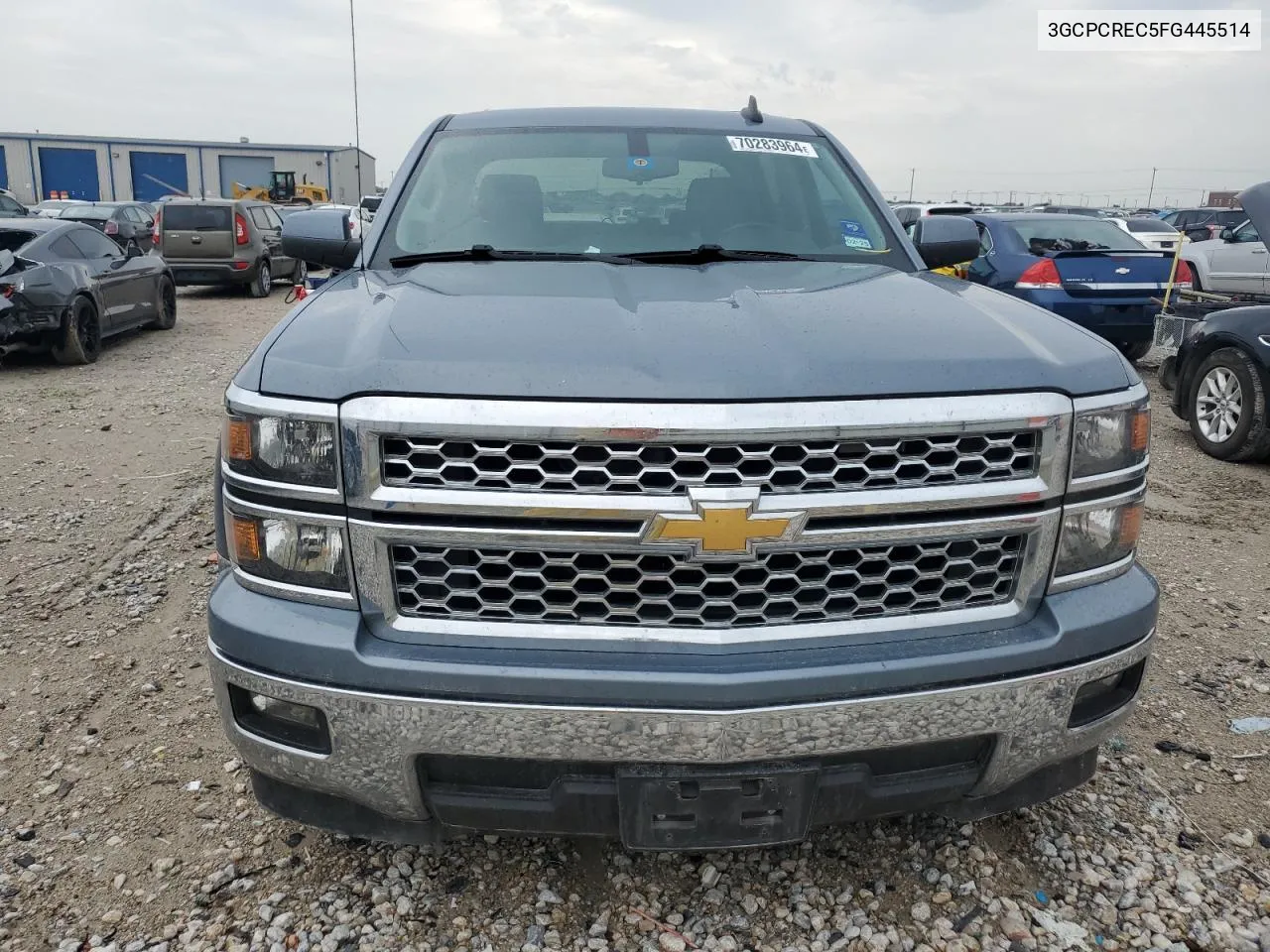 2015 Chevrolet Silverado C1500 Lt VIN: 3GCPCREC5FG445514 Lot: 70283964