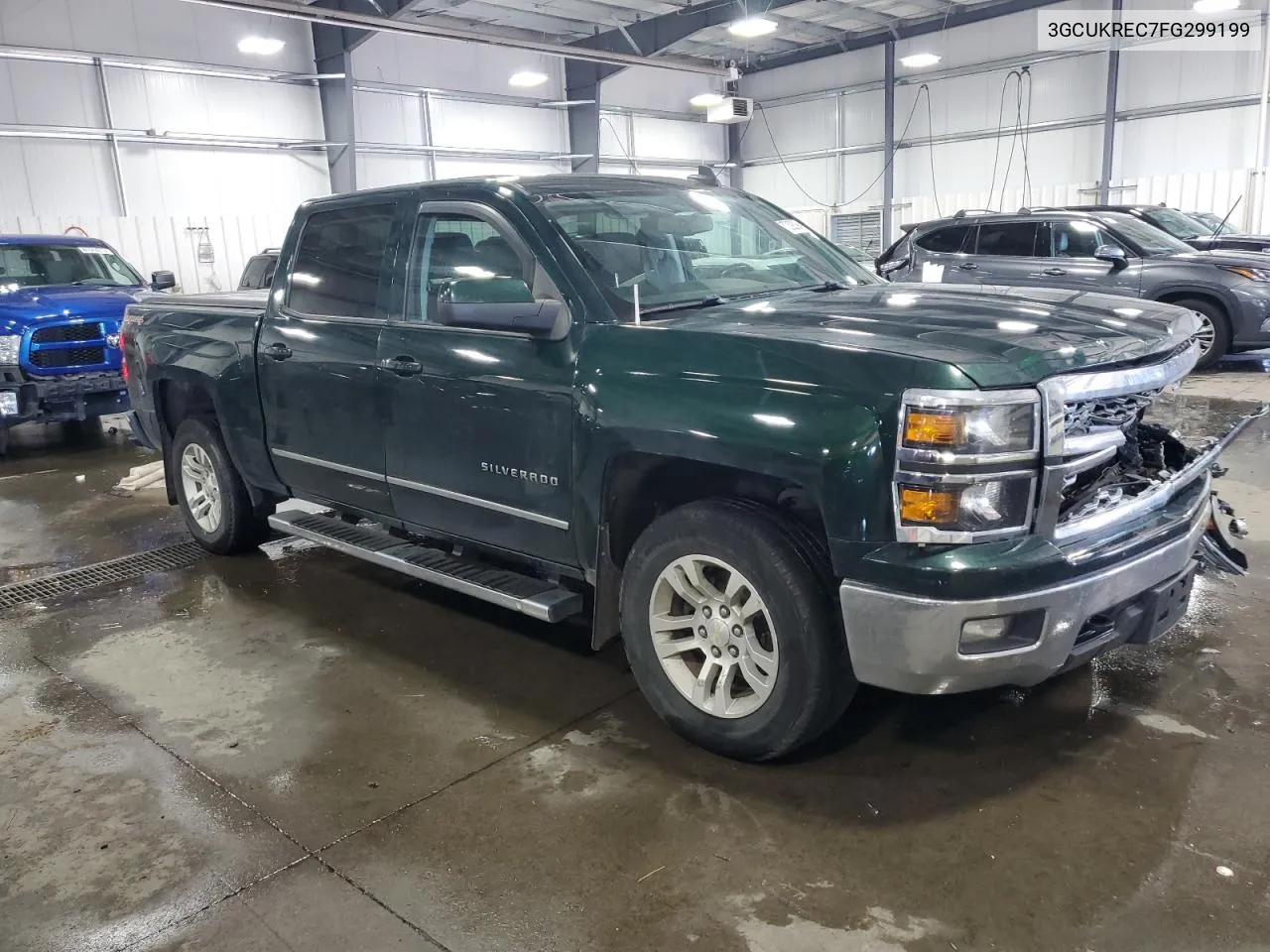 2015 Chevrolet Silverado K1500 Lt VIN: 3GCUKREC7FG299199 Lot: 70392094