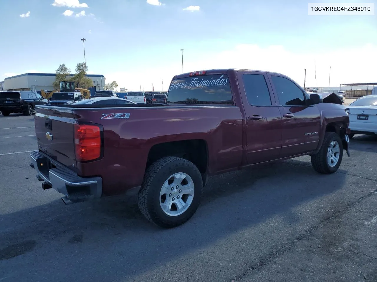 1GCVKREC4FZ348010 2015 Chevrolet Silverado K1500 Lt