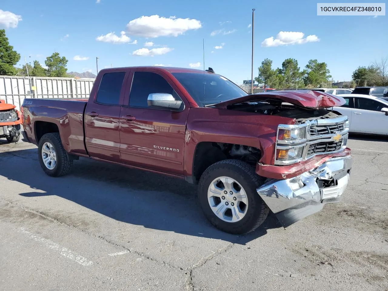 1GCVKREC4FZ348010 2015 Chevrolet Silverado K1500 Lt