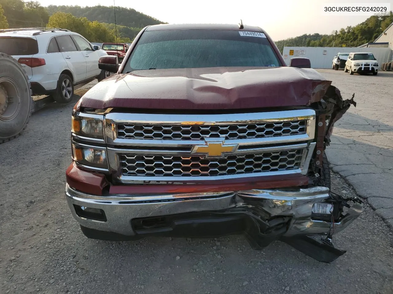 3GCUKREC5FG242029 2015 Chevrolet Silverado K1500 Lt