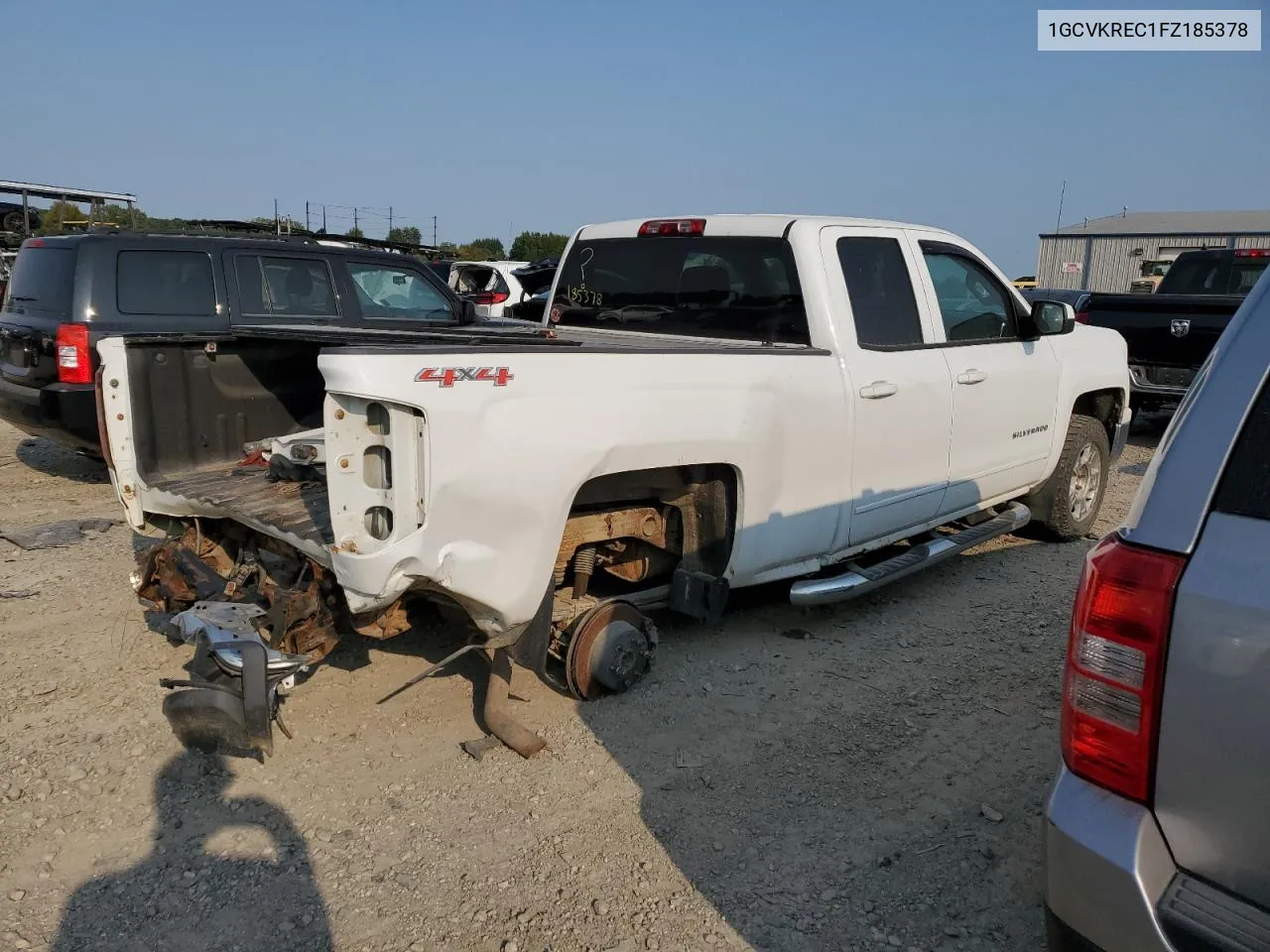 1GCVKREC1FZ185378 2015 Chevrolet Silverado K1500 Lt