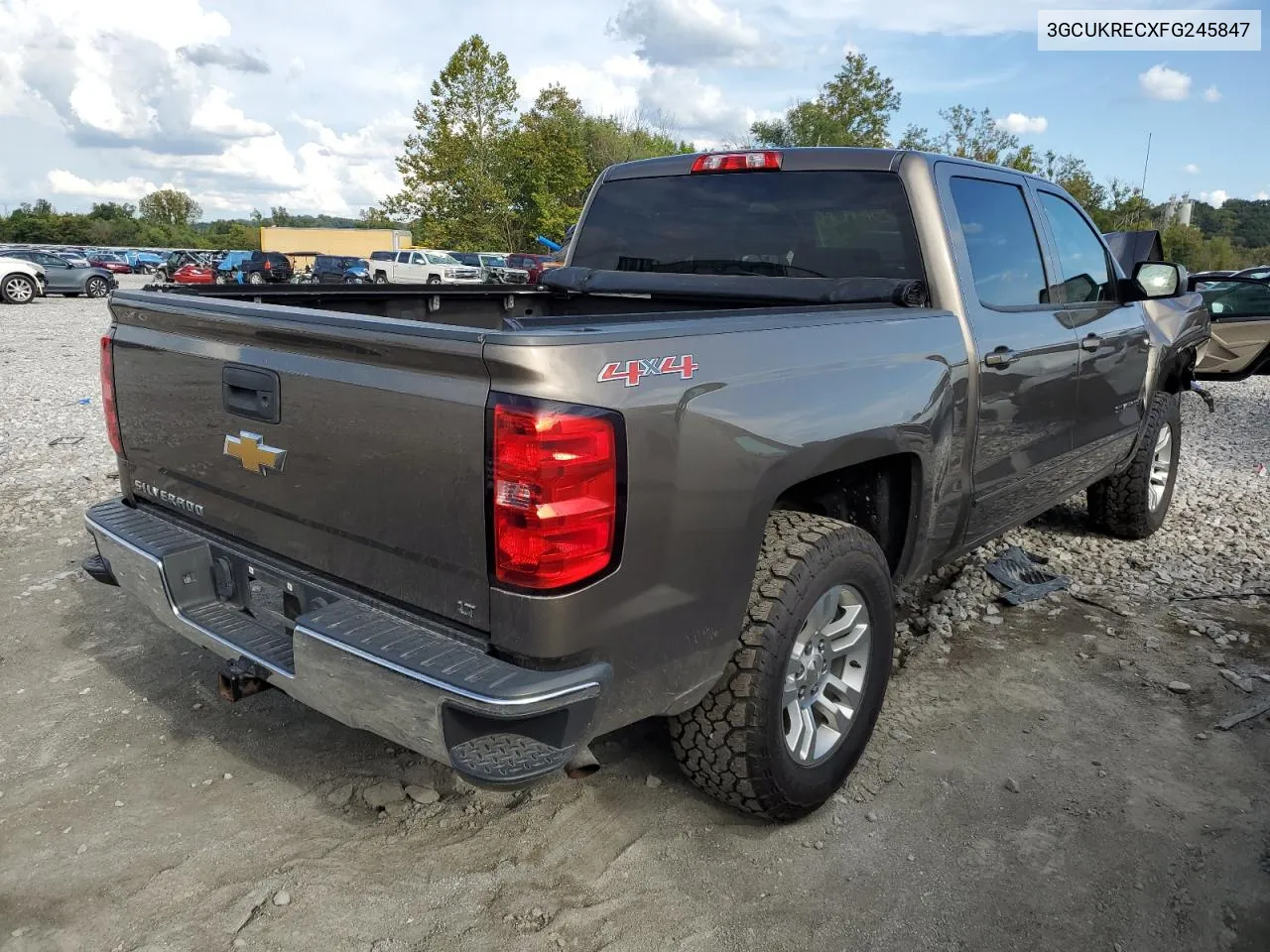 2015 Chevrolet Silverado K1500 Lt VIN: 3GCUKRECXFG245847 Lot: 70514494