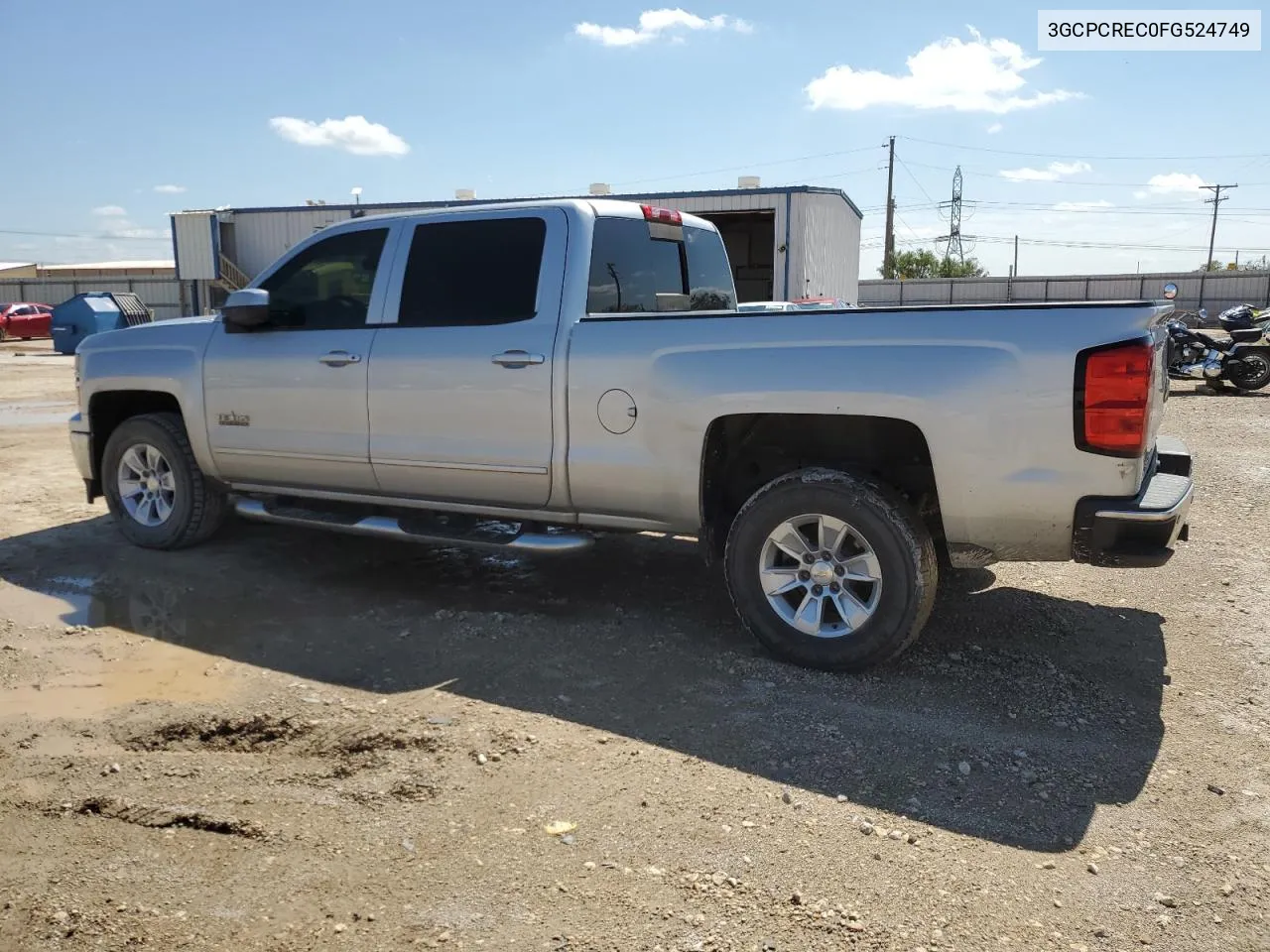 2015 Chevrolet Silverado C1500 Lt VIN: 3GCPCREC0FG524749 Lot: 70684884