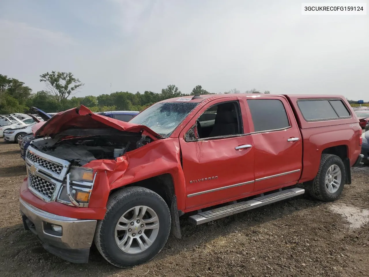 2015 Chevrolet Silverado K1500 Lt VIN: 3GCUKREC0FG159124 Lot: 70802544