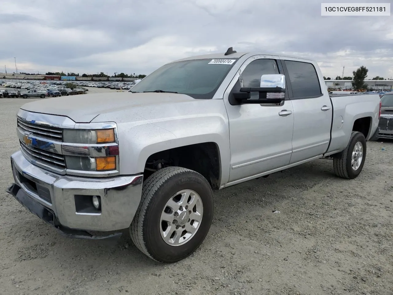 2015 Chevrolet Silverado C2500 Heavy Duty Lt VIN: 1GC1CVEG8FF521181 Lot: 70890474