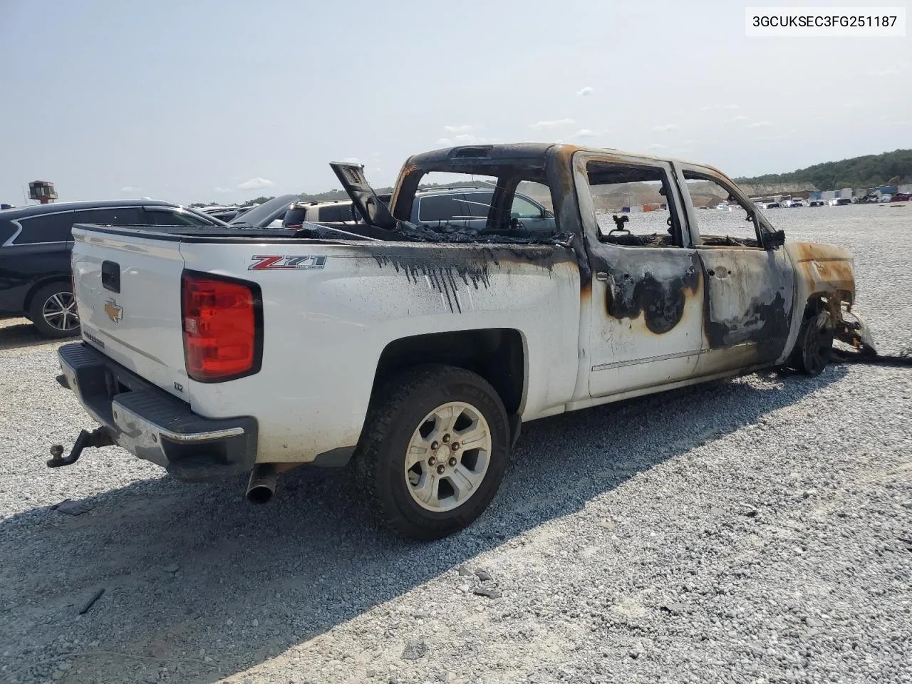 2015 Chevrolet Silverado K1500 Ltz VIN: 3GCUKSEC3FG251187 Lot: 71044224