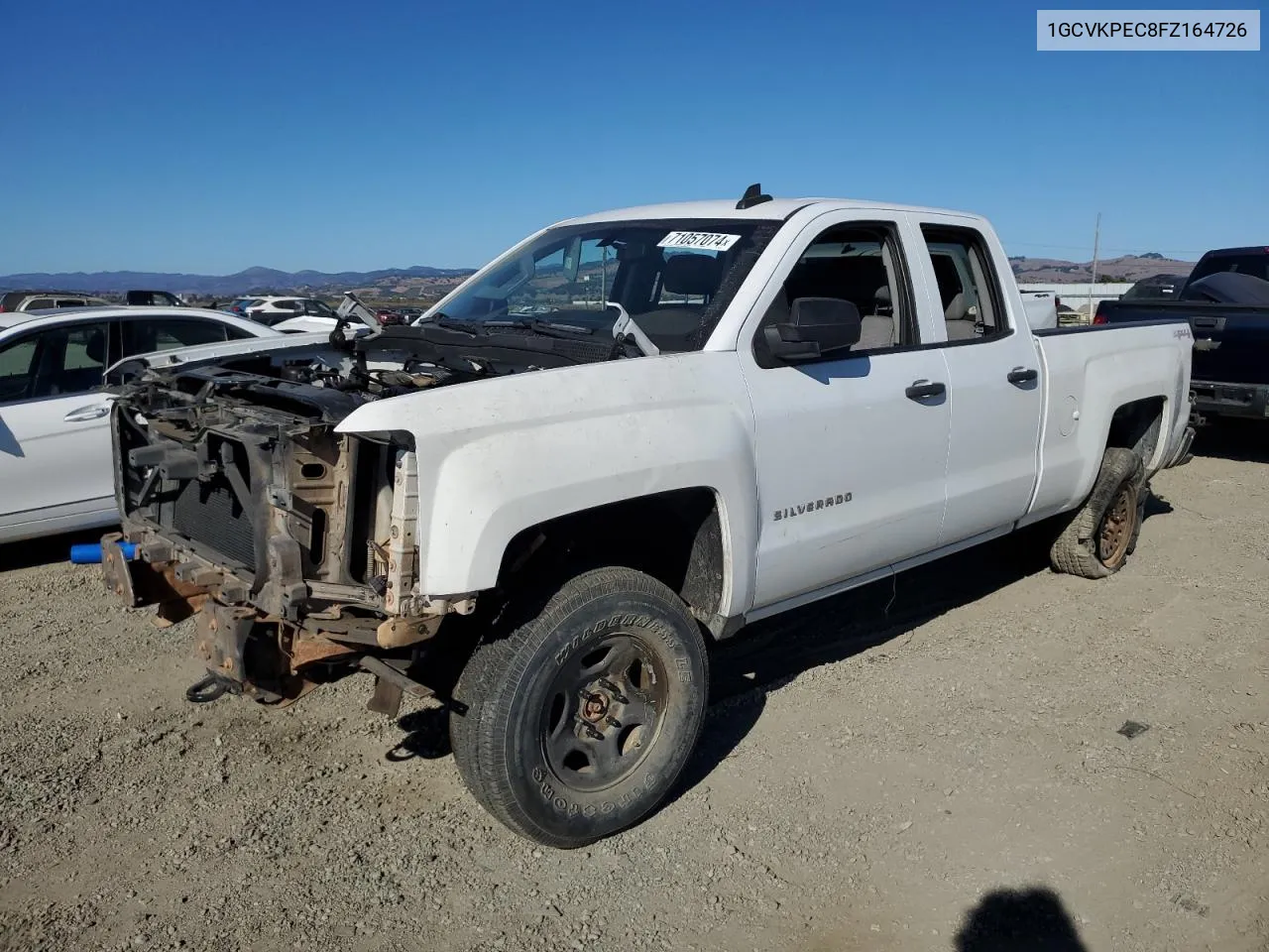 2015 Chevrolet Silverado K1500 VIN: 1GCVKPEC8FZ164726 Lot: 71057074