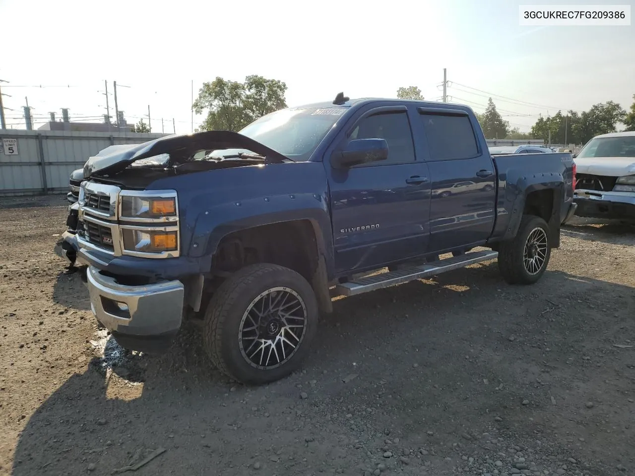 2015 Chevrolet Silverado K1500 Lt VIN: 3GCUKREC7FG209386 Lot: 71183174