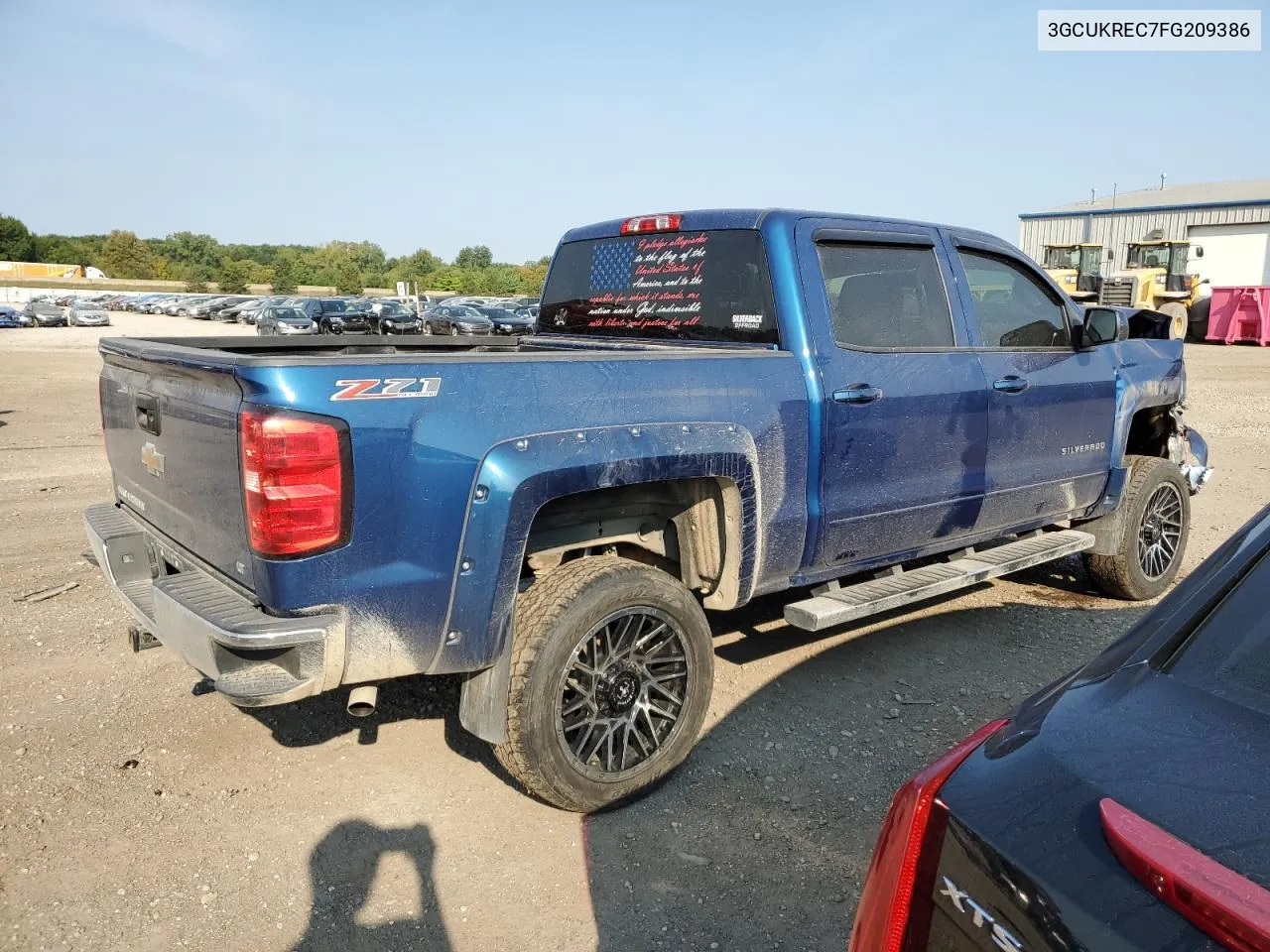 2015 Chevrolet Silverado K1500 Lt VIN: 3GCUKREC7FG209386 Lot: 71183174