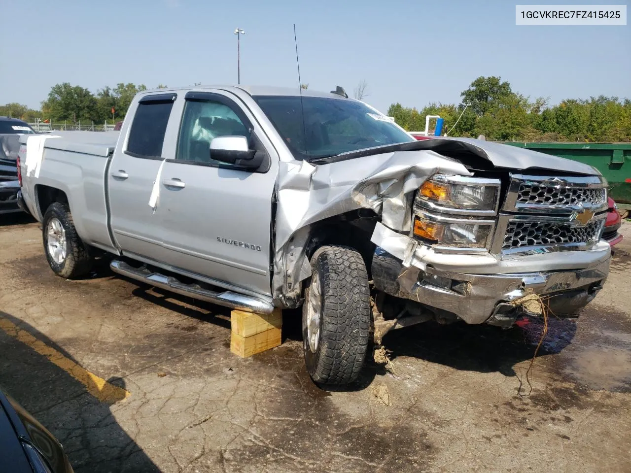 2015 Chevrolet Silverado K1500 Lt VIN: 1GCVKREC7FZ415425 Lot: 71309074