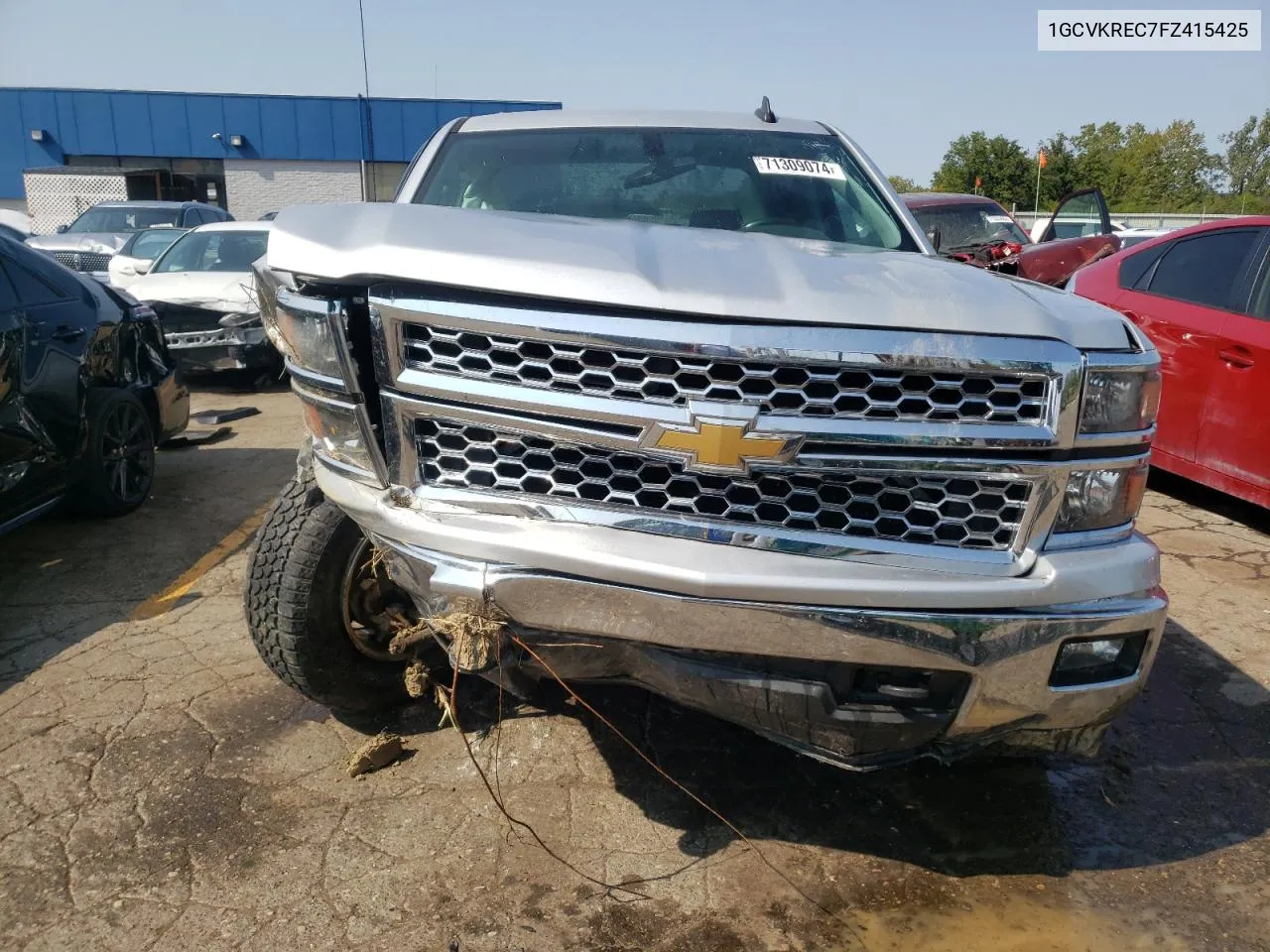 2015 Chevrolet Silverado K1500 Lt VIN: 1GCVKREC7FZ415425 Lot: 71309074