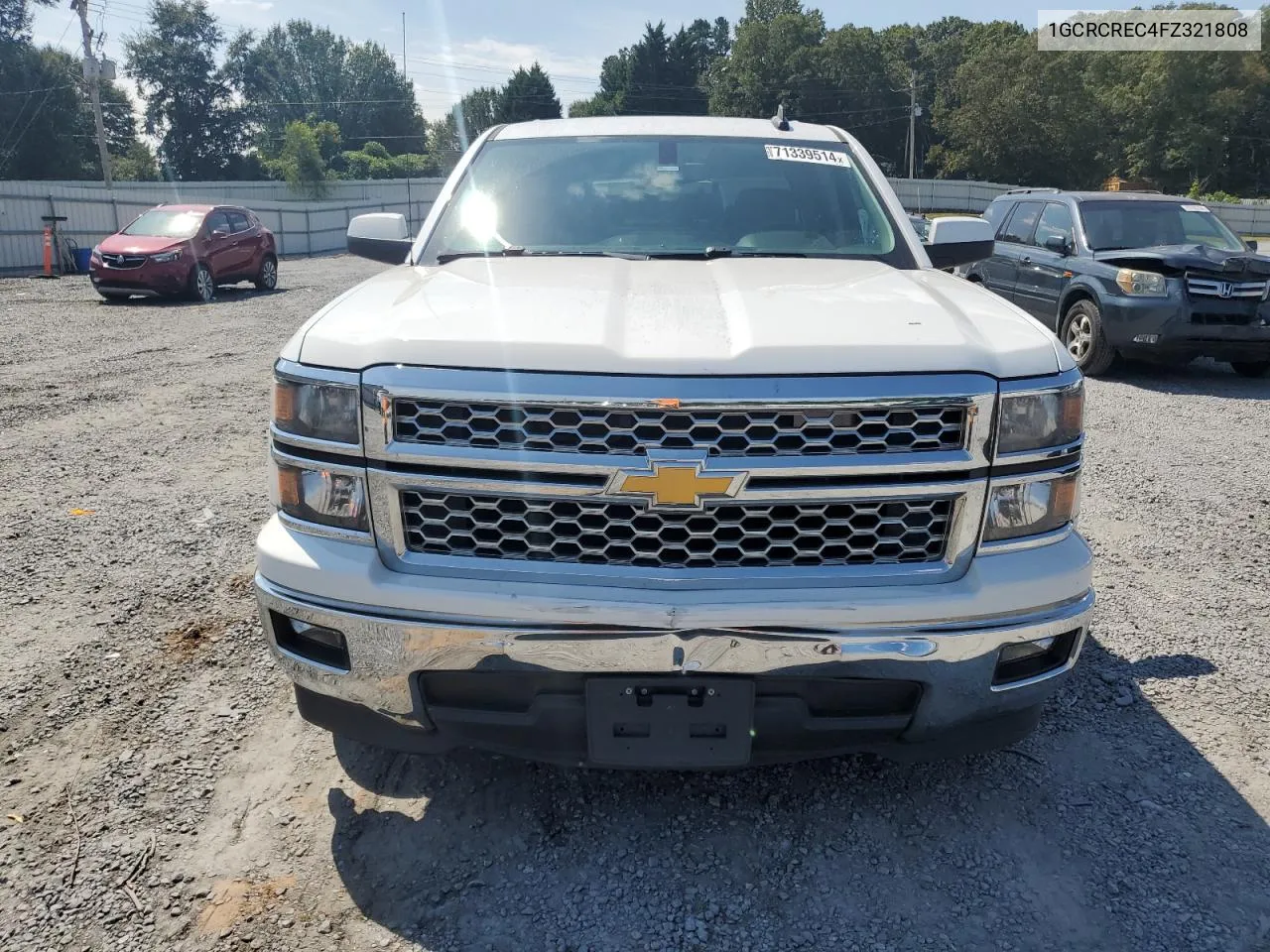 1GCRCREC4FZ321808 2015 Chevrolet Silverado C1500 Lt