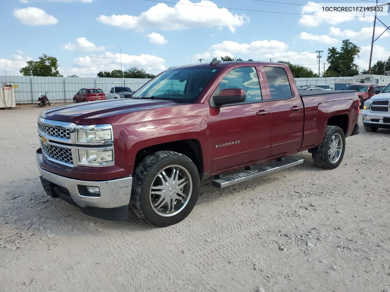 1GCRCREC1FZ193432 2015 Chevrolet Silverado C1500 Lt