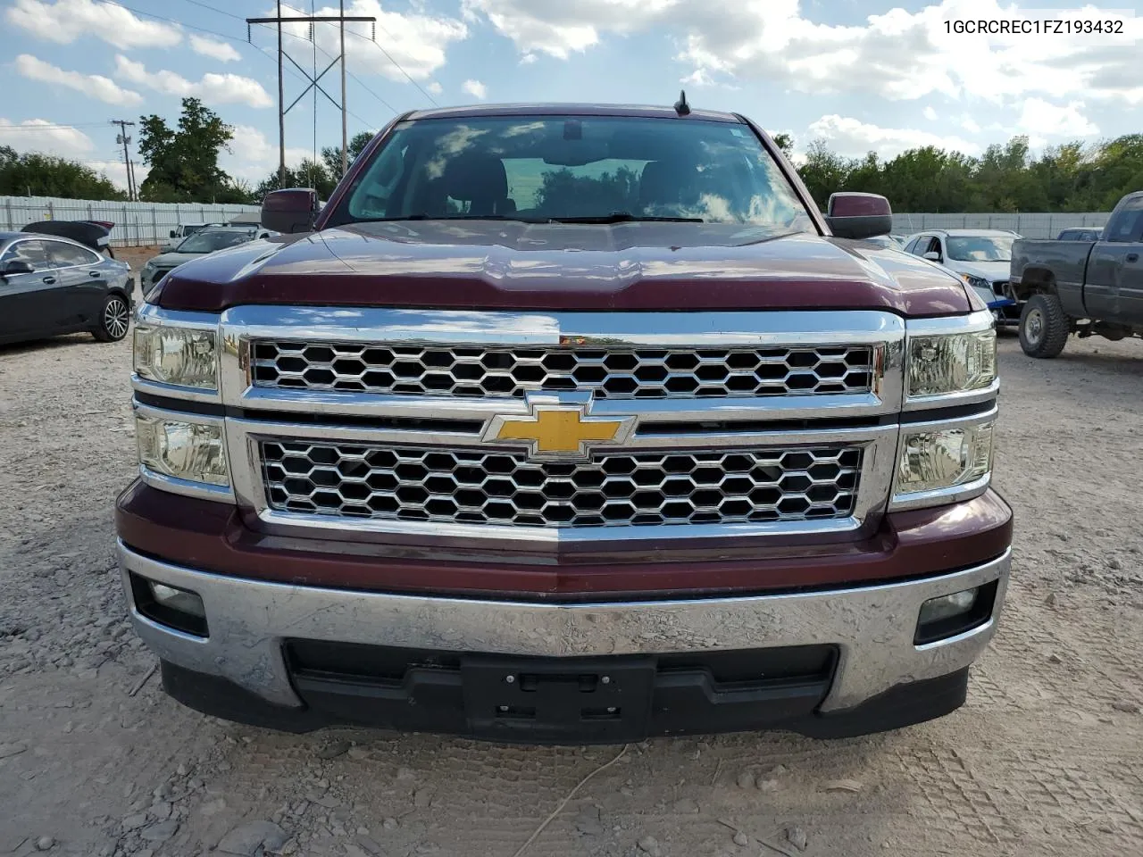 2015 Chevrolet Silverado C1500 Lt VIN: 1GCRCREC1FZ193432 Lot: 71644304