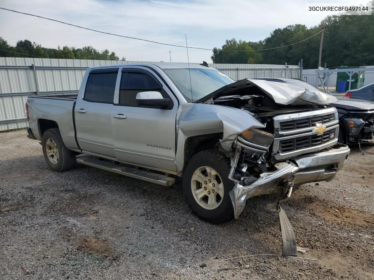 2015 Chevrolet Silverado K1500 Lt VIN: 3GCUKREC8FG497144 Lot: 71663524