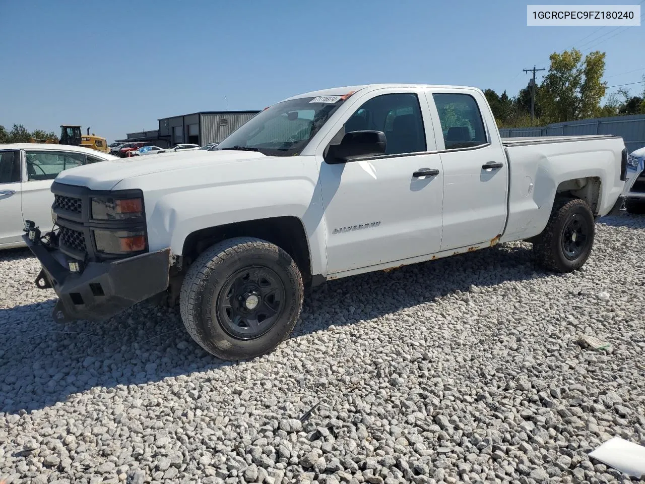 2015 Chevrolet Silverado C1500 VIN: 1GCRCPEC9FZ180240 Lot: 71716974