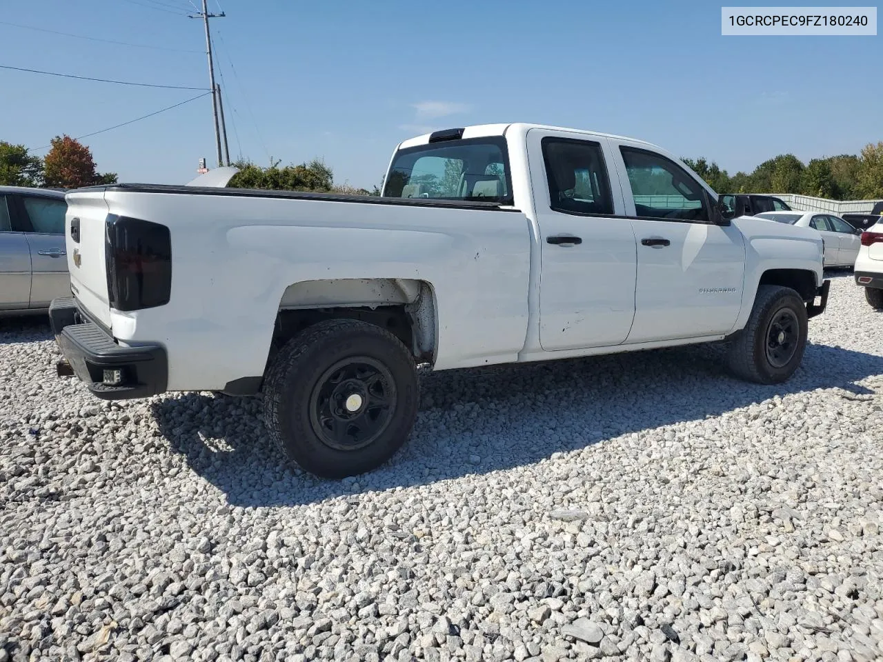 2015 Chevrolet Silverado C1500 VIN: 1GCRCPEC9FZ180240 Lot: 71716974