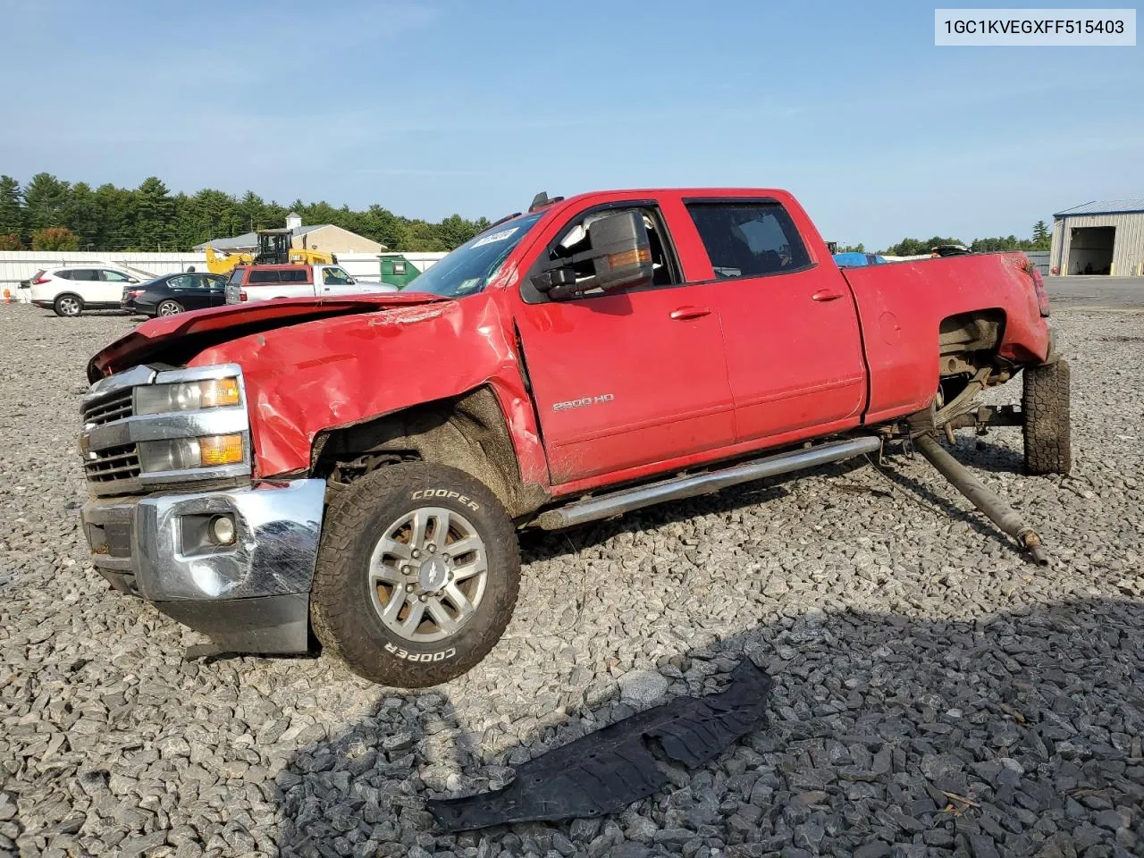 1GC1KVEGXFF515403 2015 Chevrolet Silverado K2500 Heavy Duty Lt