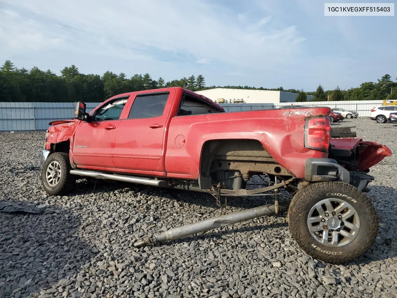 2015 Chevrolet Silverado K2500 Heavy Duty Lt VIN: 1GC1KVEGXFF515403 Lot: 71794204