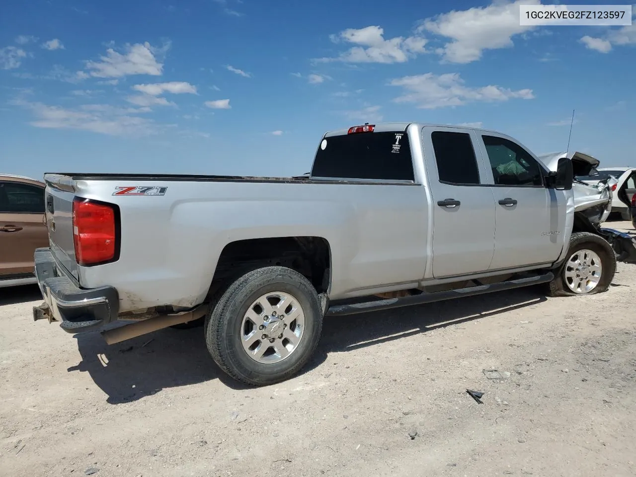 2015 Chevrolet Silverado K2500 Heavy Duty Lt VIN: 1GC2KVEG2FZ123597 Lot: 71807814