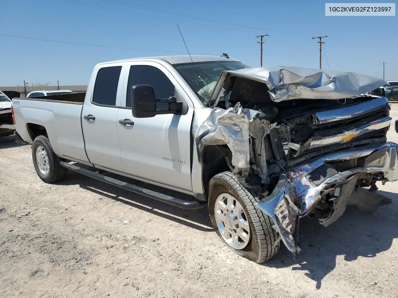 2015 Chevrolet Silverado K2500 Heavy Duty Lt VIN: 1GC2KVEG2FZ123597 Lot: 71807814