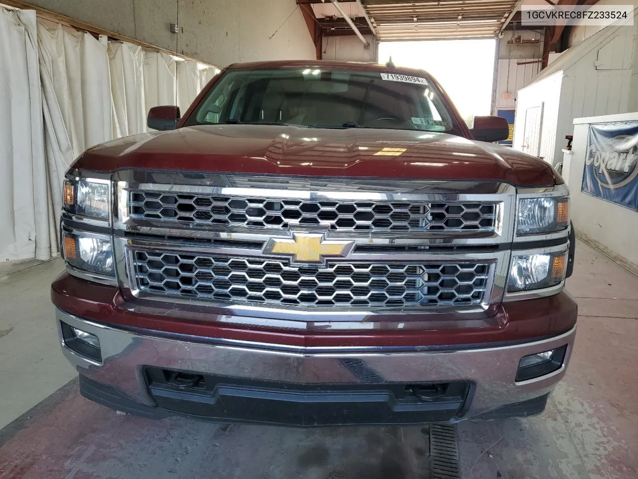 1GCVKREC8FZ233524 2015 Chevrolet Silverado K1500 Lt