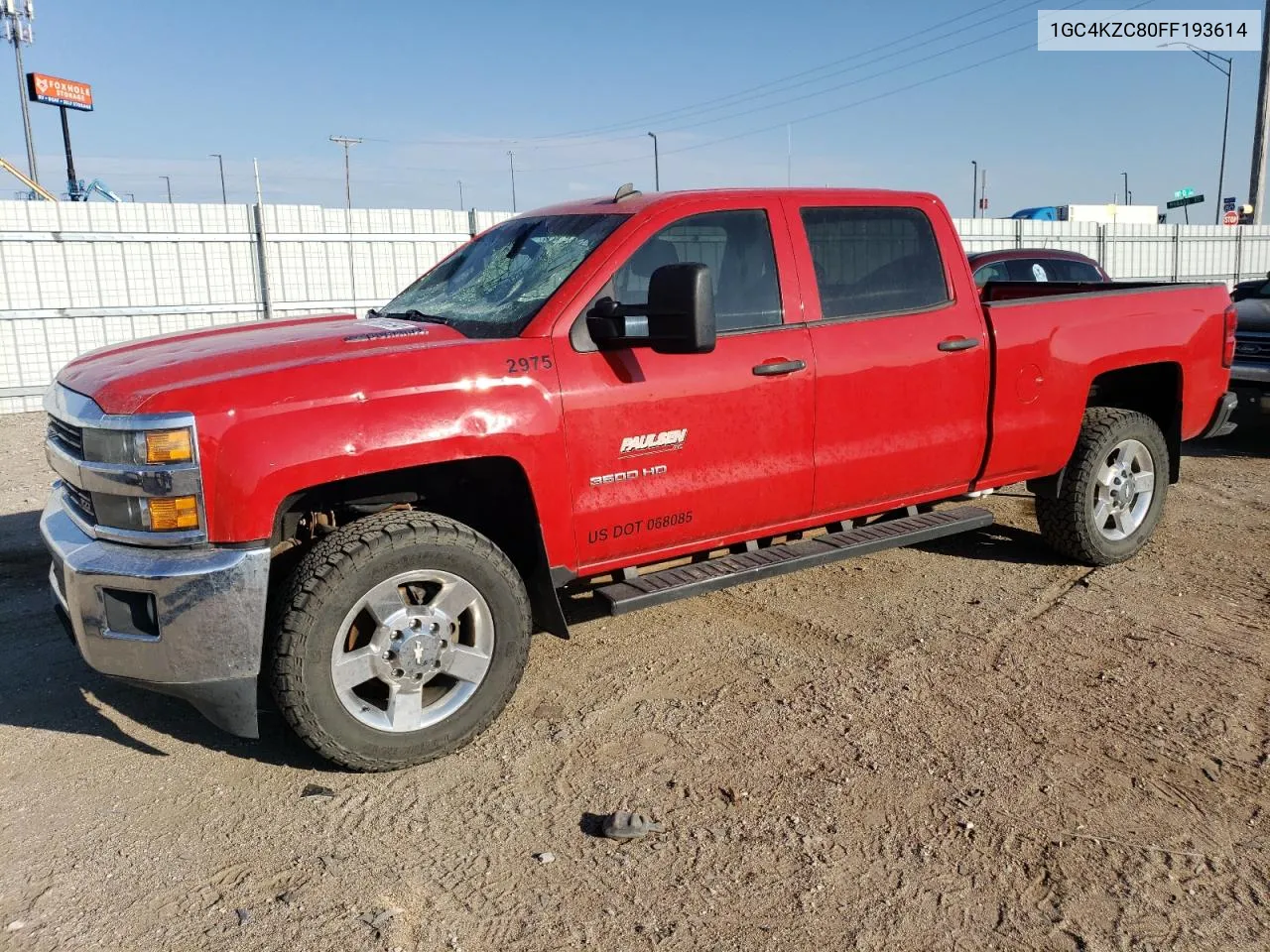 2015 Chevrolet Silverado K3500 Lt VIN: 1GC4KZC80FF193614 Lot: 72006194