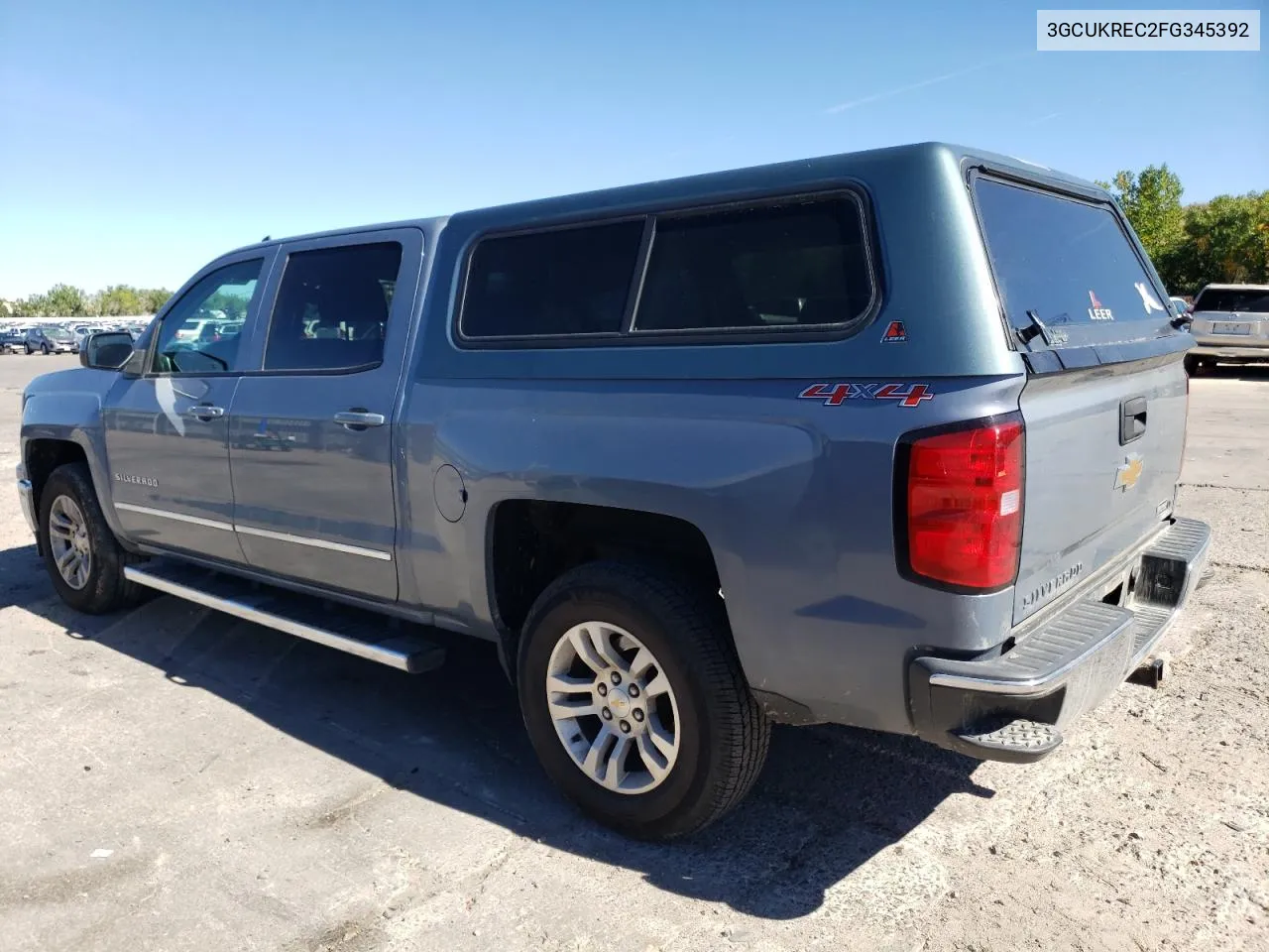 2015 Chevrolet Silverado K1500 Lt VIN: 3GCUKREC2FG345392 Lot: 72017394