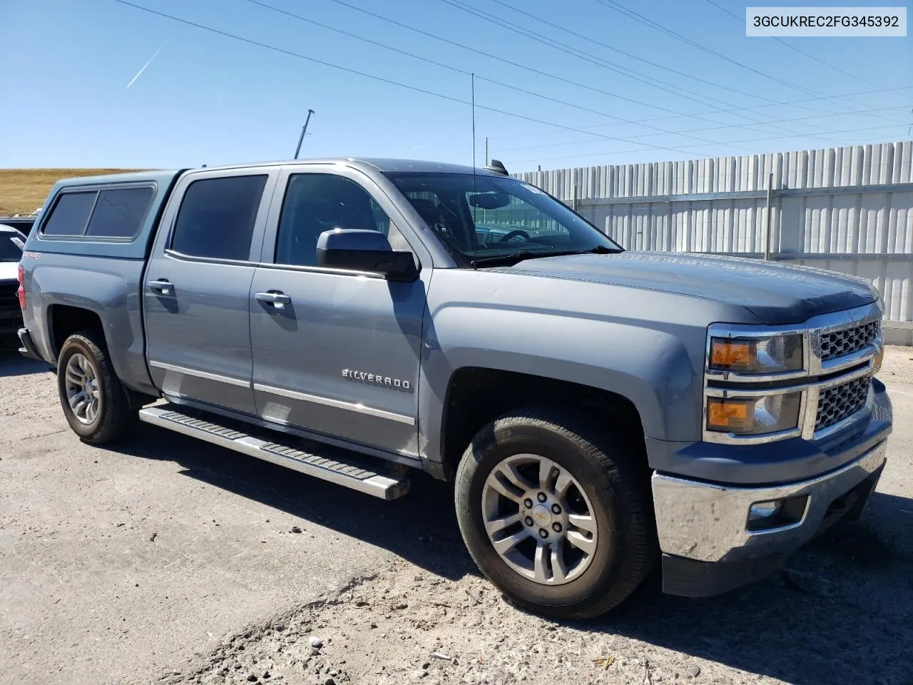 2015 Chevrolet Silverado K1500 Lt VIN: 3GCUKREC2FG345392 Lot: 72017394