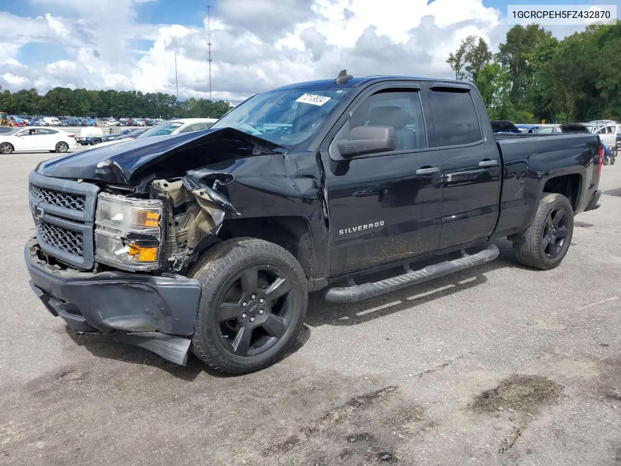 2015 Chevrolet Silverado C1500 VIN: 1GCRCPEH5FZ432870 Lot: 72119834