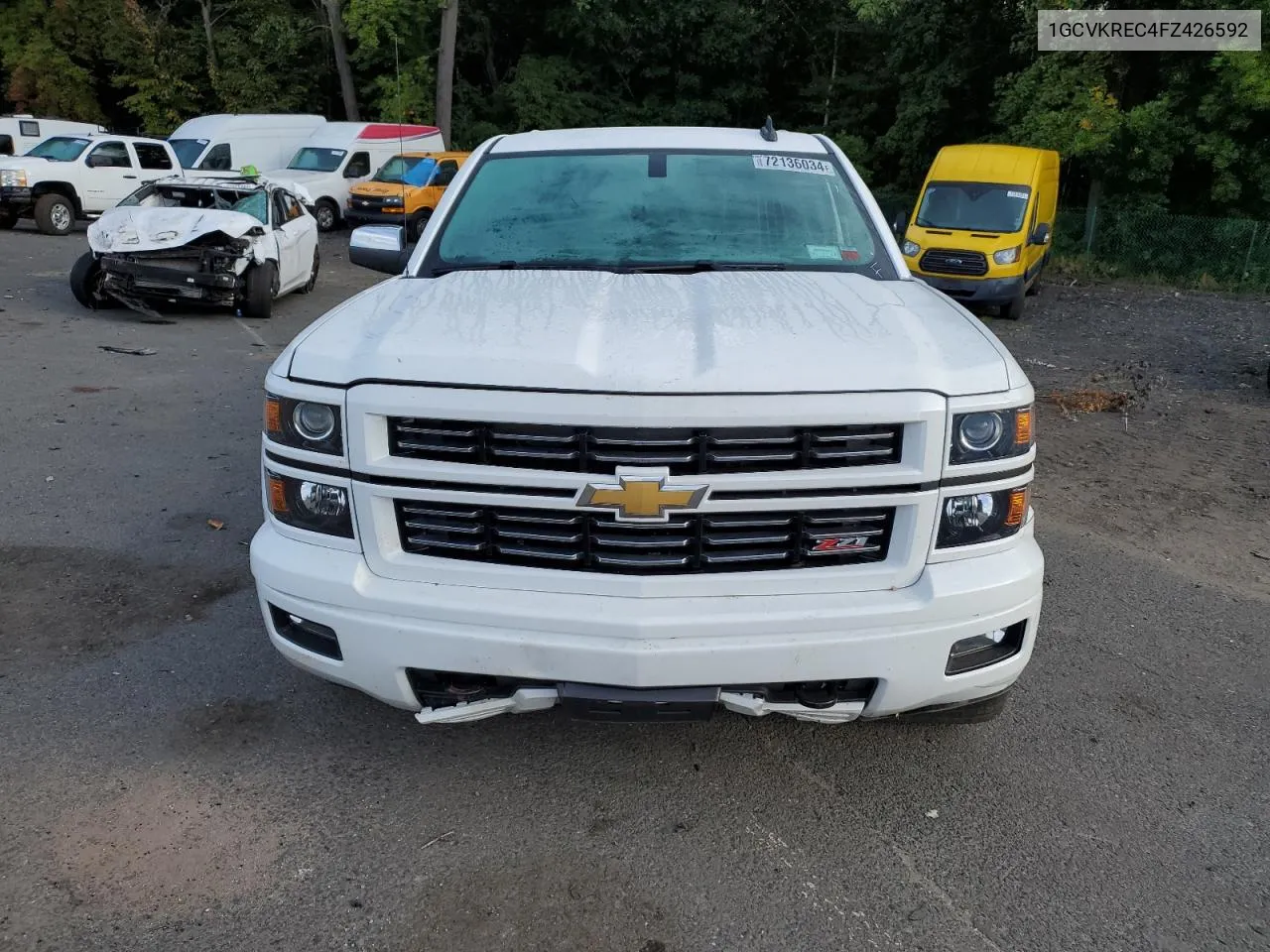 2015 Chevrolet Silverado K1500 Lt VIN: 1GCVKREC4FZ426592 Lot: 72136034