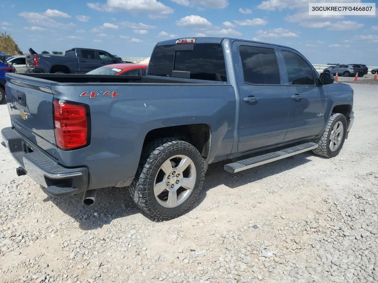 2015 Chevrolet Silverado K1500 Lt VIN: 3GCUKREC7FG466807 Lot: 72136344