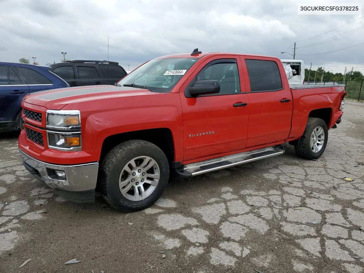 2015 Chevrolet Silverado K1500 Lt VIN: 3GCUKREC5FG378225 Lot: 72143664