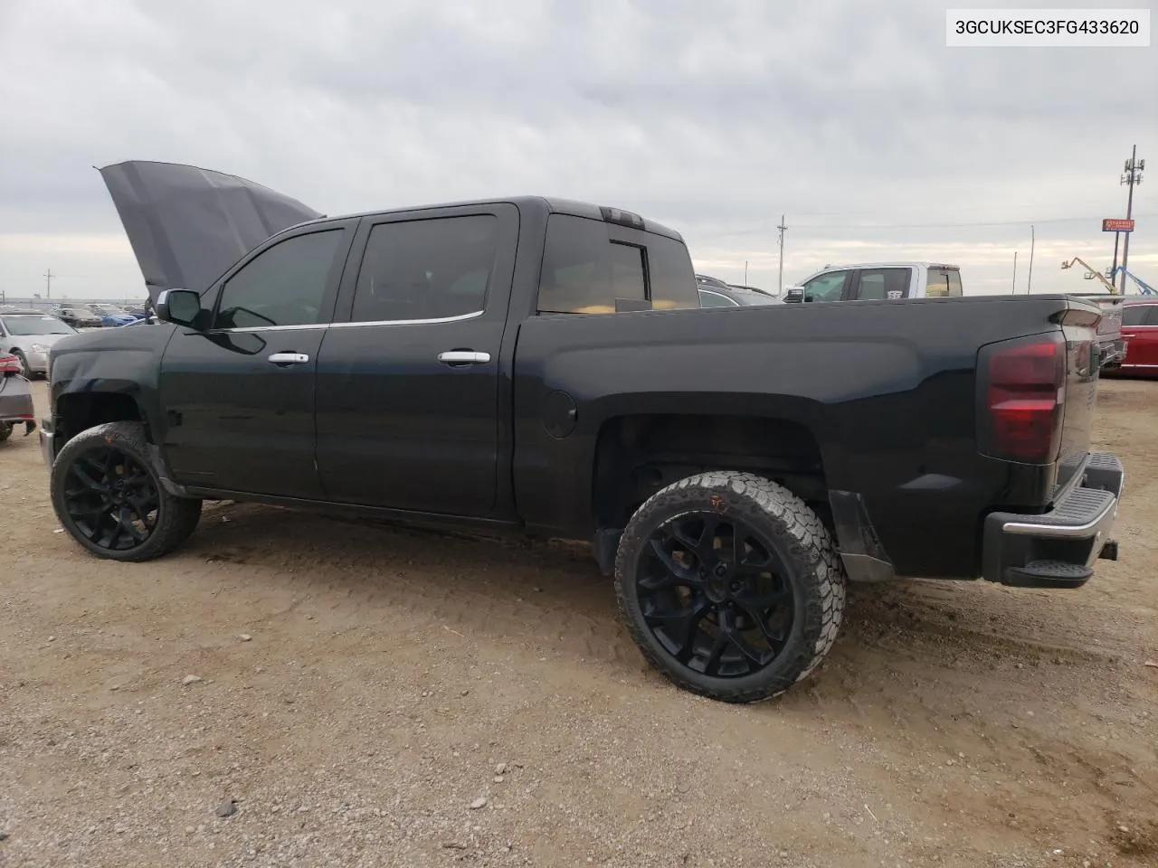 2015 Chevrolet Silverado K1500 Ltz VIN: 3GCUKSEC3FG433620 Lot: 72161534