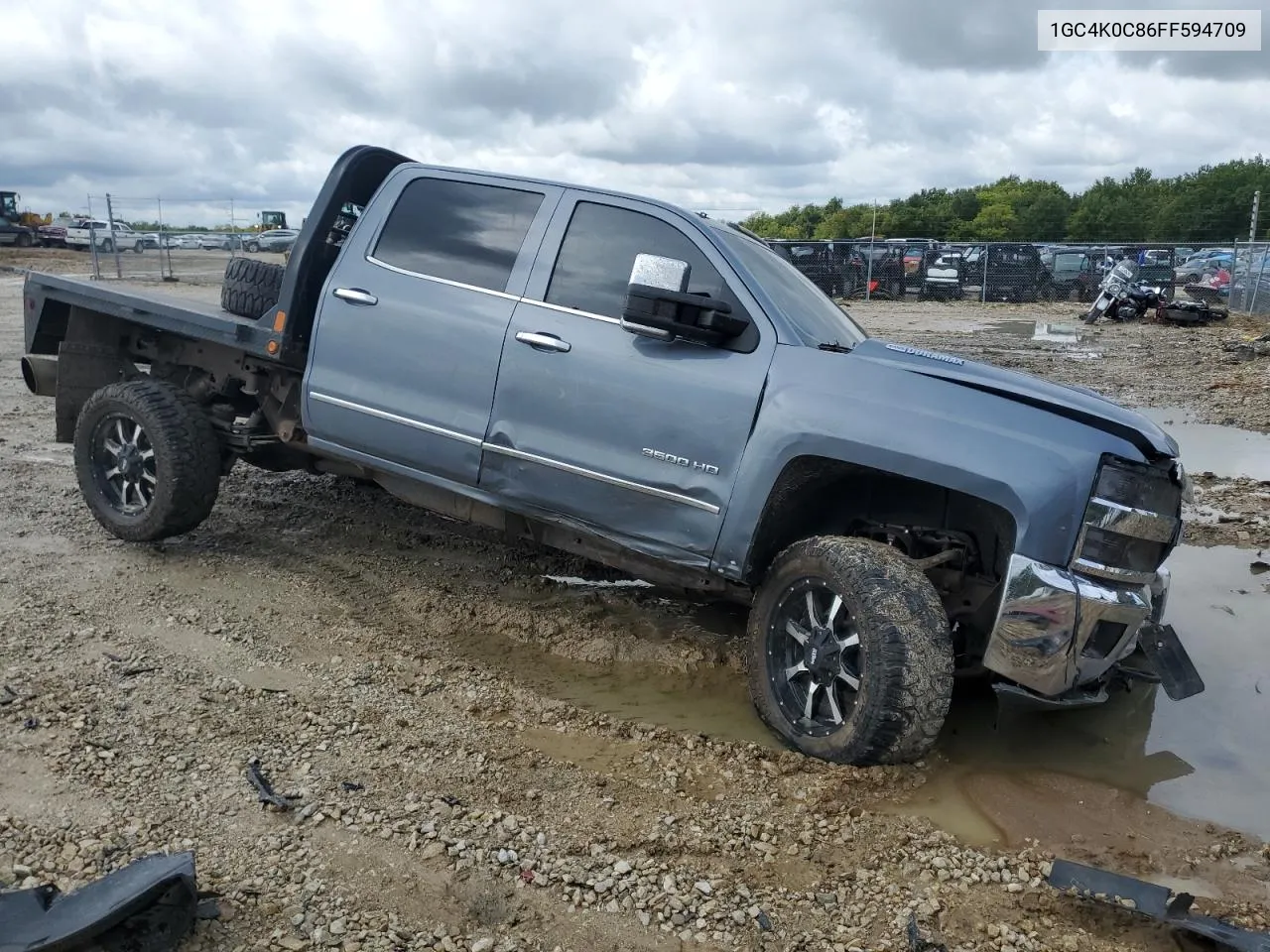 2015 Chevrolet Silverado K3500 Ltz VIN: 1GC4K0C86FF594709 Lot: 72193694