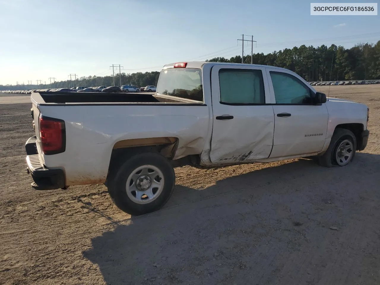 2015 Chevrolet Silverado C1500 VIN: 3GCPCPEC6FG186536 Lot: 72231774