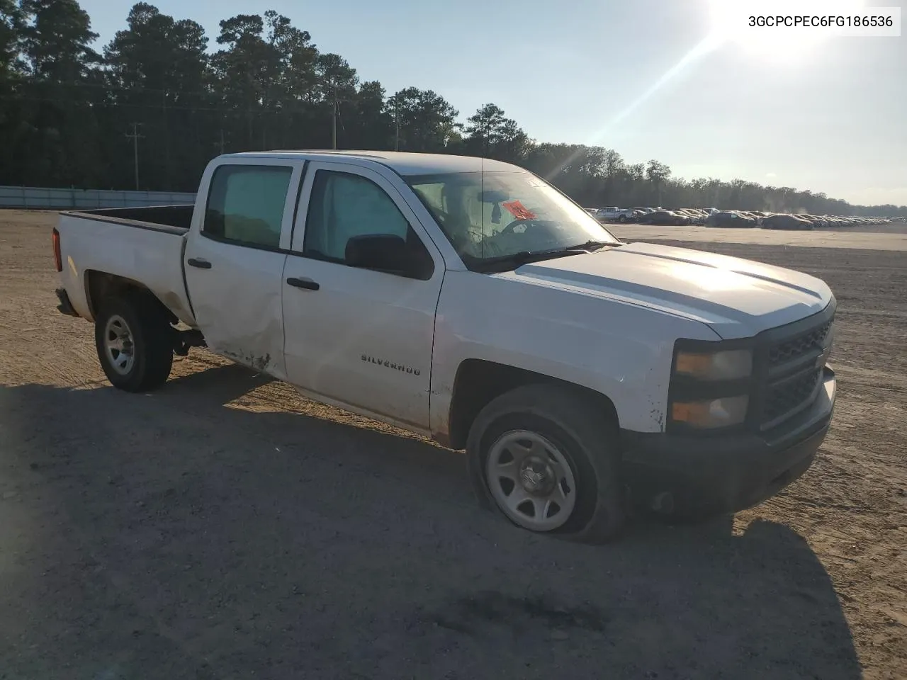 2015 Chevrolet Silverado C1500 VIN: 3GCPCPEC6FG186536 Lot: 72231774