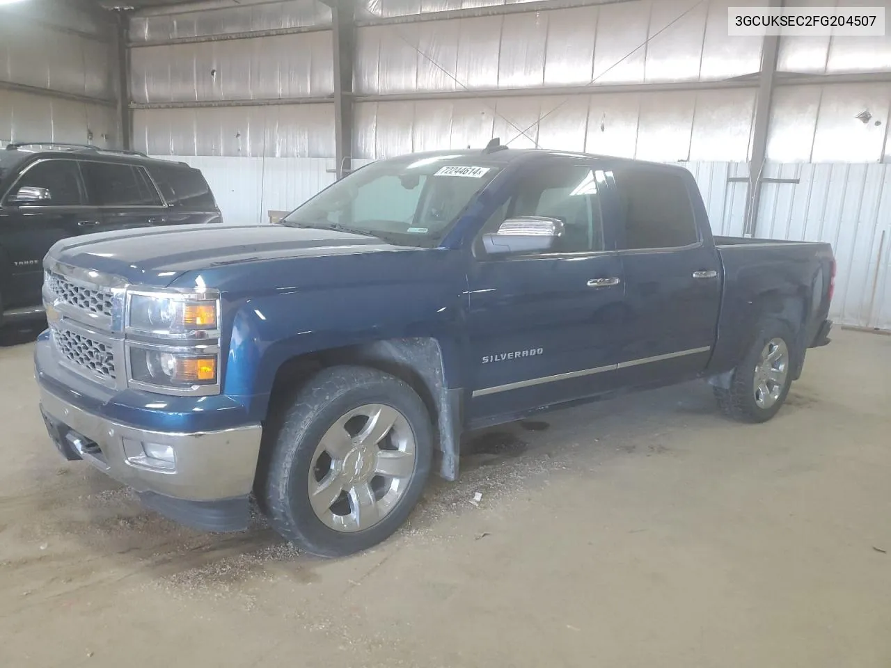 2015 Chevrolet Silverado K1500 Ltz VIN: 3GCUKSEC2FG204507 Lot: 72244614