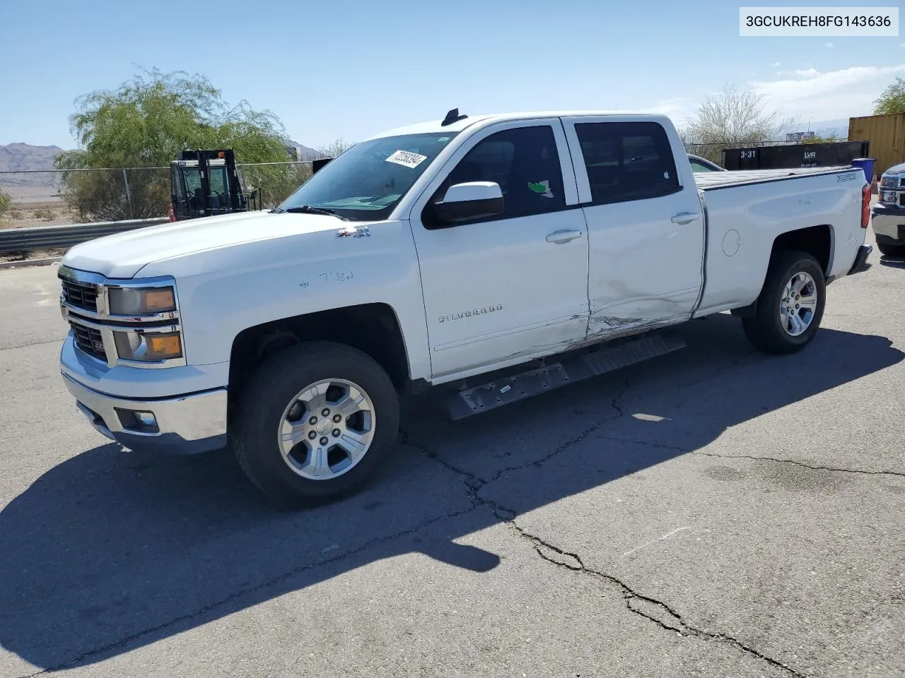 2015 Chevrolet Silverado K1500 Lt VIN: 3GCUKREH8FG143636 Lot: 72258394