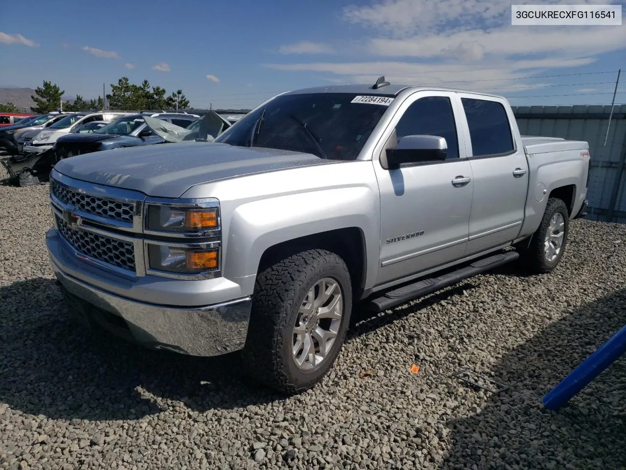 2015 Chevrolet Silverado K1500 Lt VIN: 3GCUKRECXFG116541 Lot: 72284194