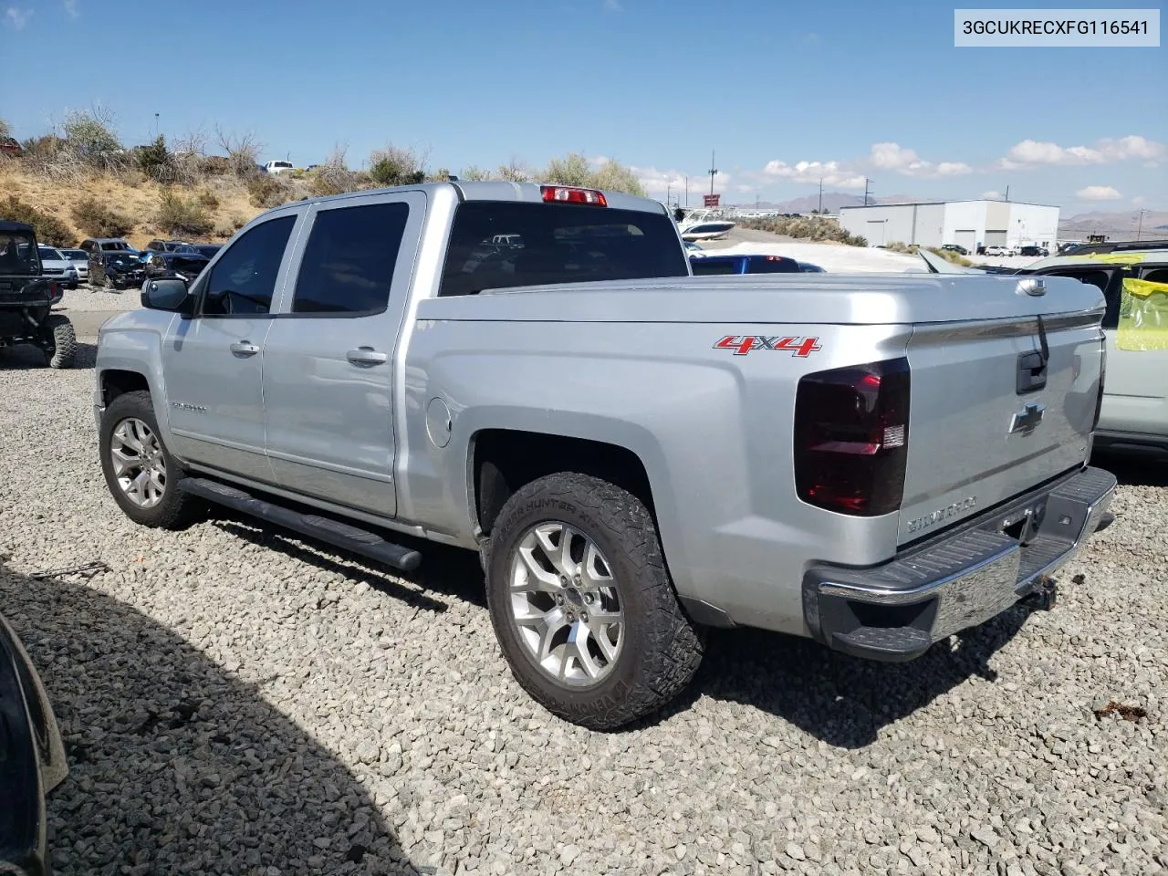 2015 Chevrolet Silverado K1500 Lt VIN: 3GCUKRECXFG116541 Lot: 72284194